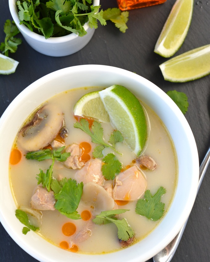 Tom Kha Gai Chicken Coconut Soup : Thai Style Coconut Chicken Soup With ...